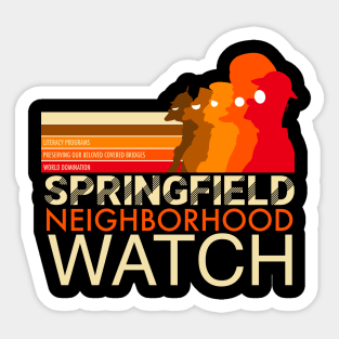 The Springfield Watch Sticker
